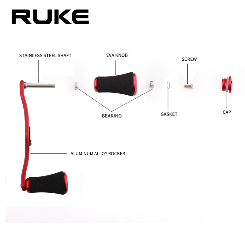 RUKE 새로운 낚시 릴 합금 매트 핸들 D/S 유형  - Reel Drag Knob 리뷰 및 가격
